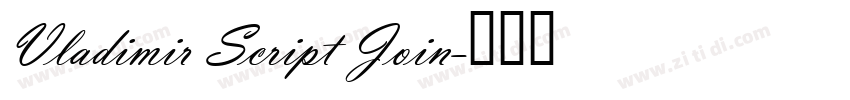 Vladimir Script Join字体转换